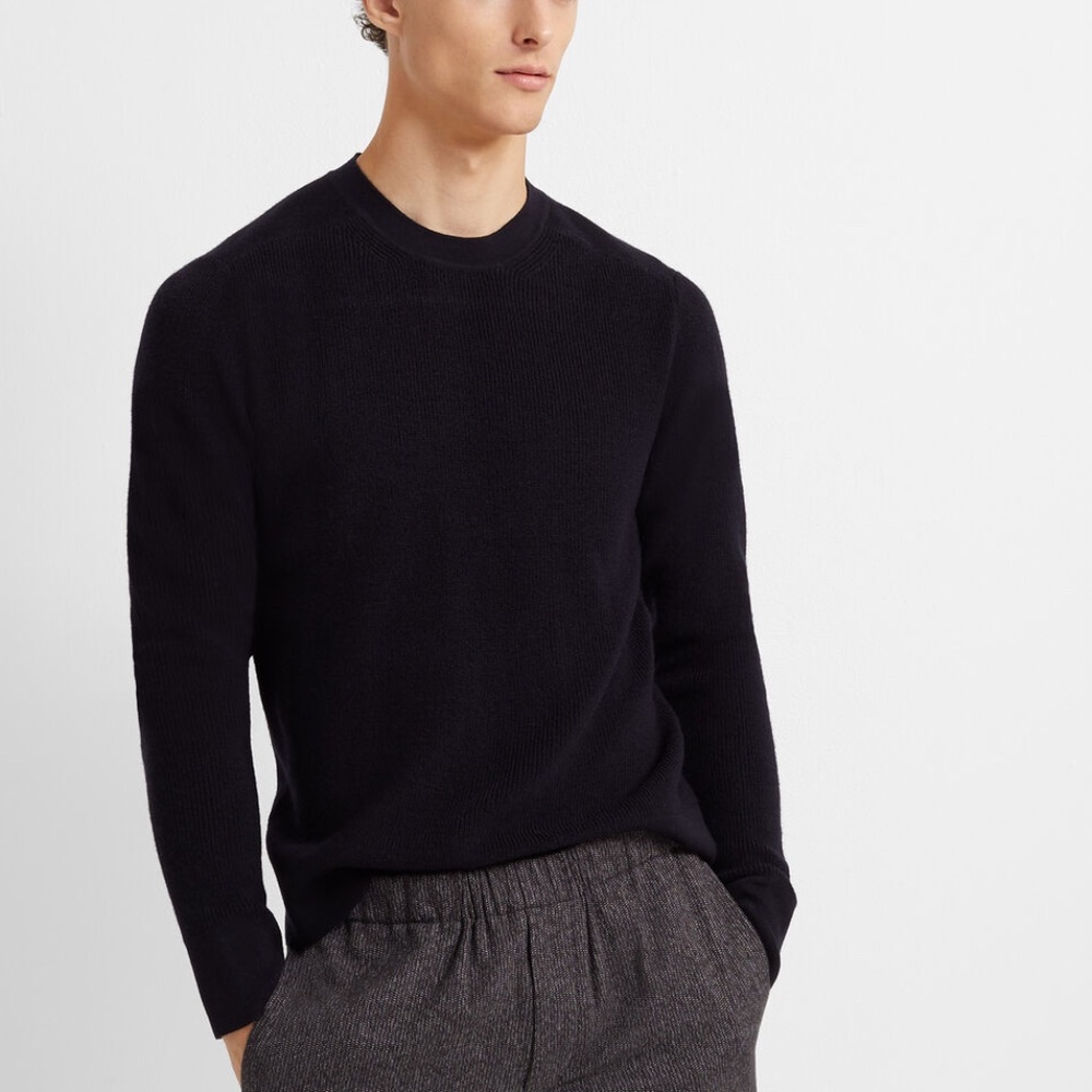 Wool Utility Rib Crew - New With Tags - NEVER WORN - GREEN (SEE PICS FOR COLOR )